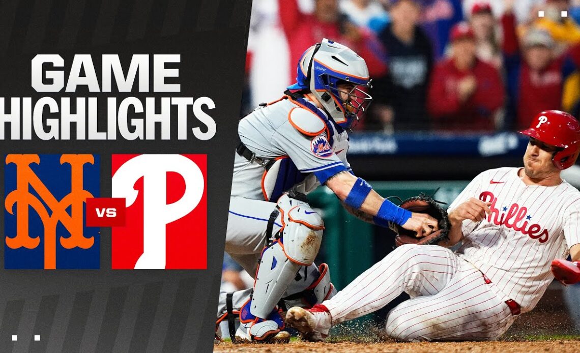 Mets vs. Phillies Game Highlights (5/15/24) | MLB Highlights