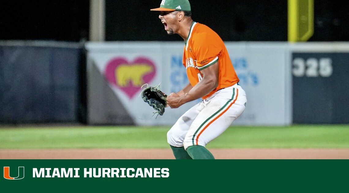 Miami Edges FIU, 6-5 – University of Miami Athletics