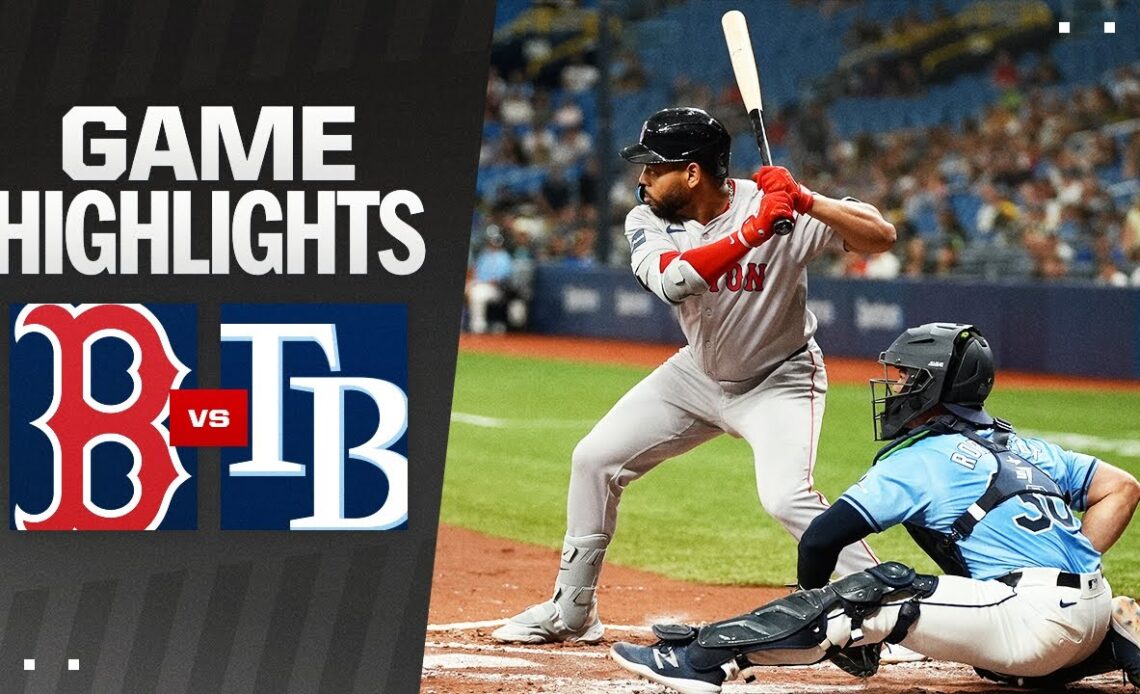 Red Sox vs. Rays Game Highlights (5/22/24) | MLB Highlights