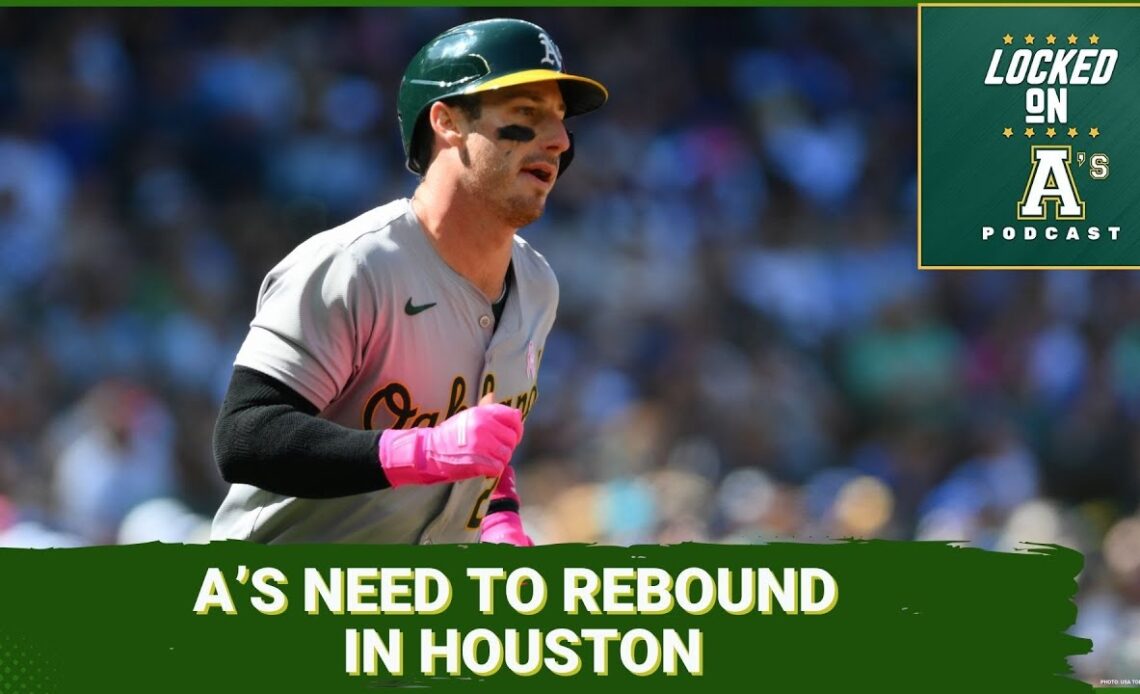 The A's Need To Rebound in Houston After Rough Weekend in Seattle