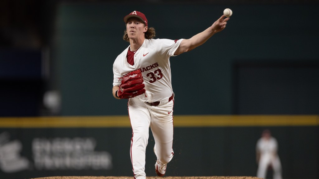 Arkansas pitcher Hagen Spikes named finalist for Golden Spikes Award
