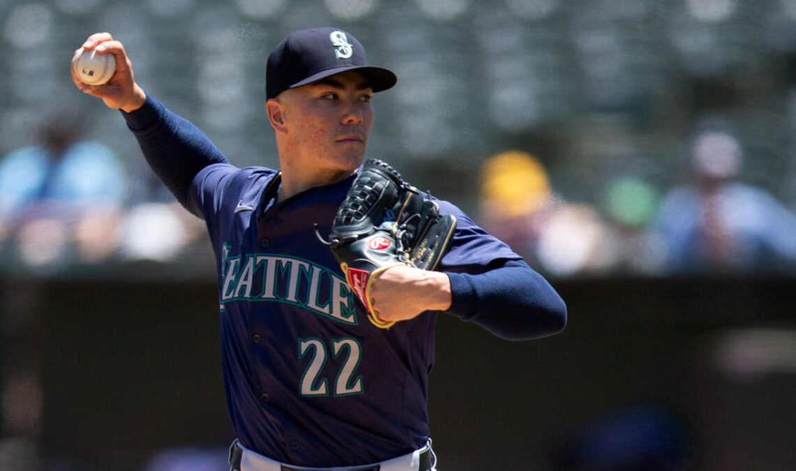 Mariners starter Woo shines in full-circle outing vs. hometown A's