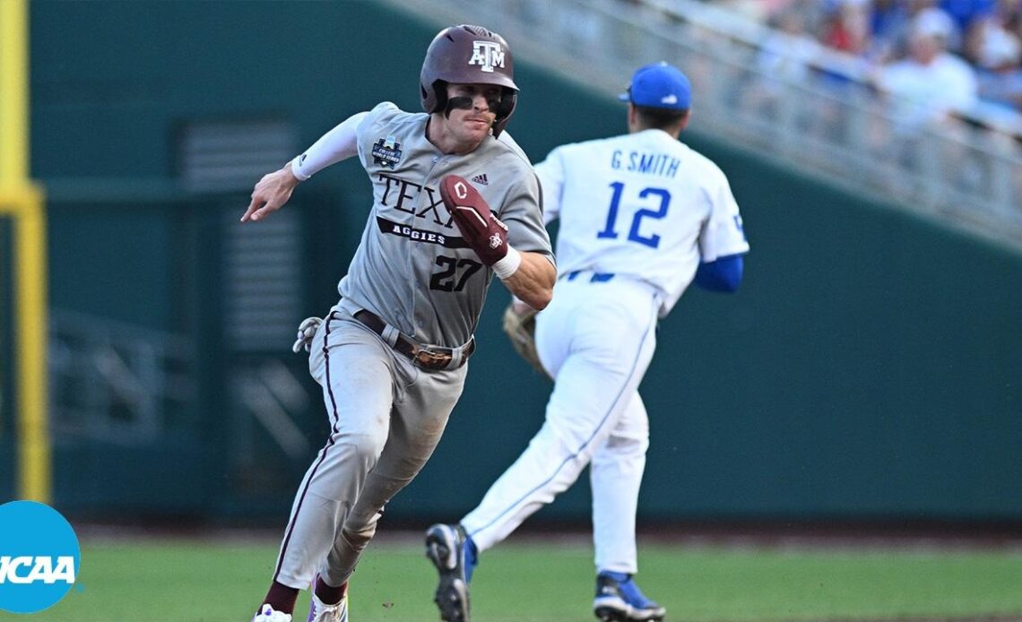 Texas A&M vs. Kentucky: 2024 Men's College World Series | Extended highlights