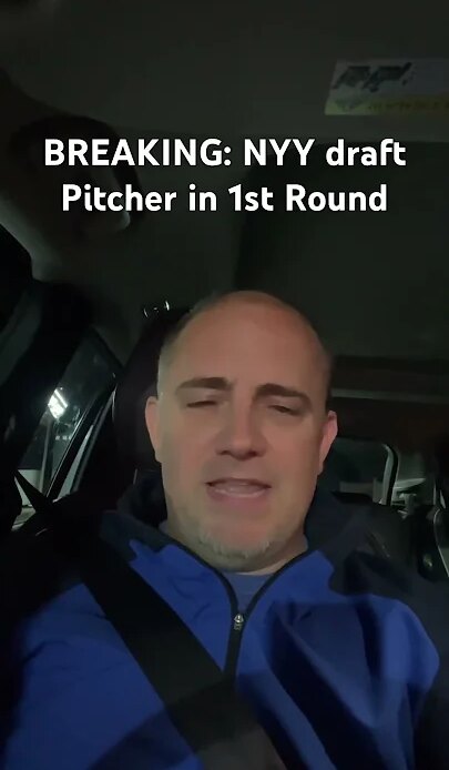 BREAKING: NYY Draft Pitcher in Round 1 #breakingnews #yankees #mlb -#youtubeshorts