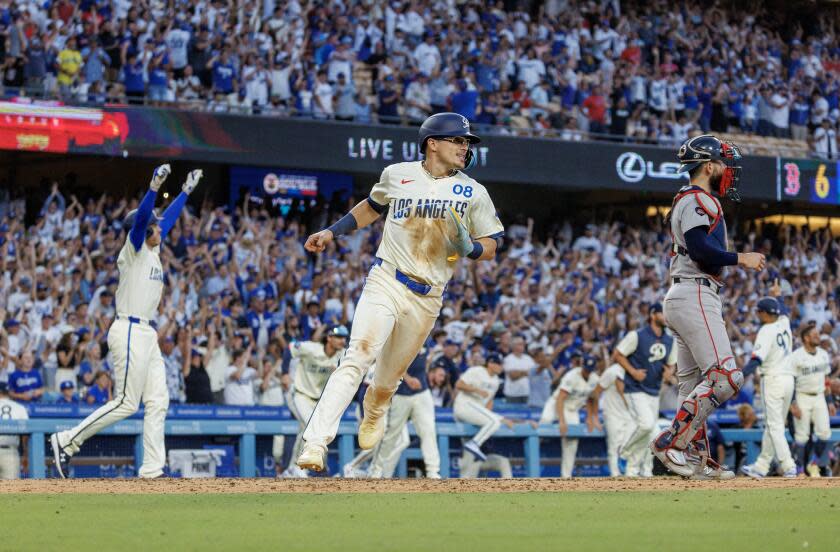 LOS ANGELES, CA - JULY 20, 2024: Los Angeles Dodgers third base Enrique Hernandez.