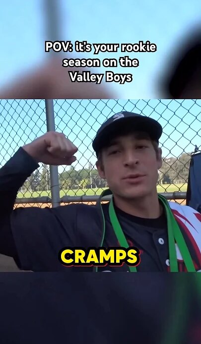 Monkey’s never cramp 🍌😤⚾️ #ValleyBoys #baseball #baseballboys
