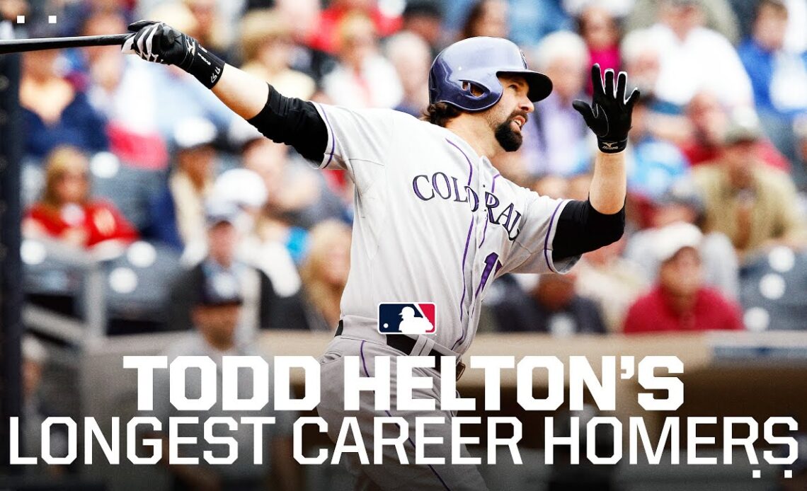 Relive Todd Helton's Longest Career Home Runs!