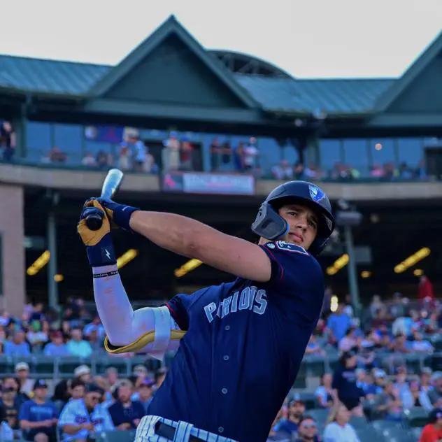 Somerset Patriots outfielder Spencer Jones
