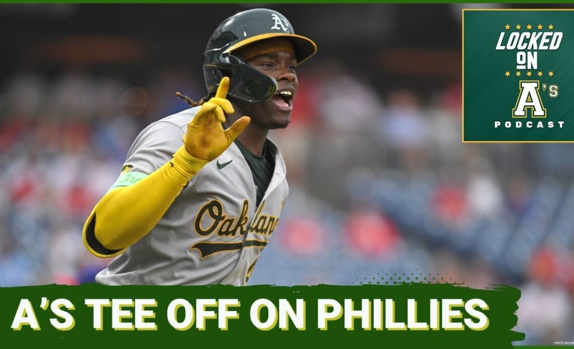 The A's Win The Series In Philadelphia With A Blowout