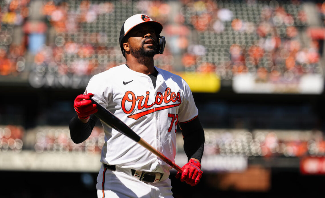 Orioles demote trade-deadline pickup Eloy Jiménez to minors, get Ryan Mountcastle back from IL