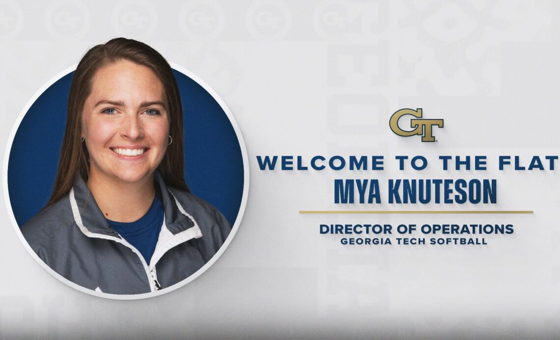 Softball Hires Mya Knuteson – Georgia Tech Yellow Jackets