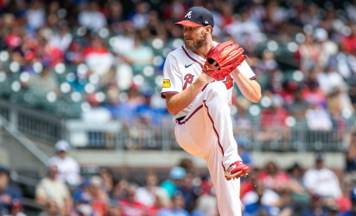 Braves ace Chris Sale not expected to pitch in wild-card series vs. Padres due to back spasms