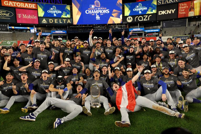 BRONX, NEW YORK - OCTOBER 30, 2024: The World Series champions. Game 5.