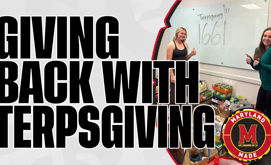 Giving Back With Terpsgiving - University of Maryland Athletics