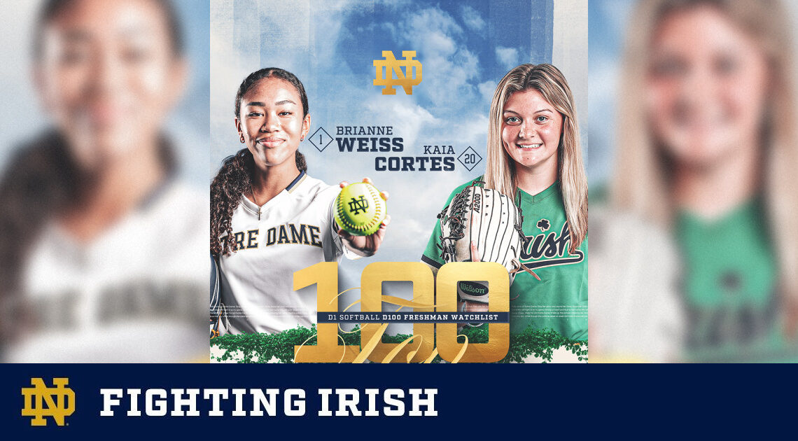Irish Duo Named to D100 Freshman Watch List – Notre Dame Fighting Irish – Official Athletics Website