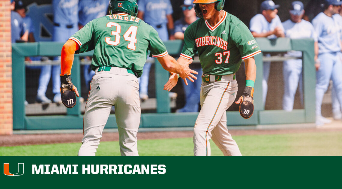 Miami Rallies Late to Top No. 21 North Carolina – University of Miami Athletics
