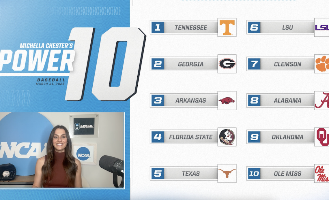 Ole Miss enters latest college baseball Power 10 rankings