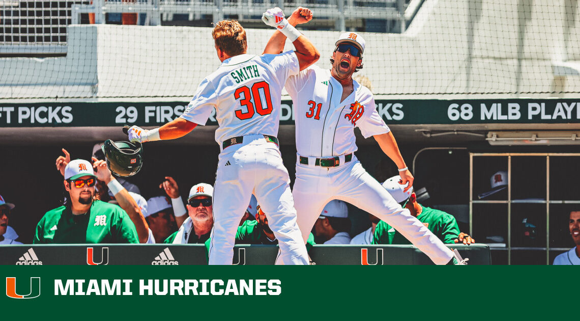 Hurricanes Complete Sweep of No. 13 Georgia Tech with Dominant Game Three Victory – University of Miami Athletics