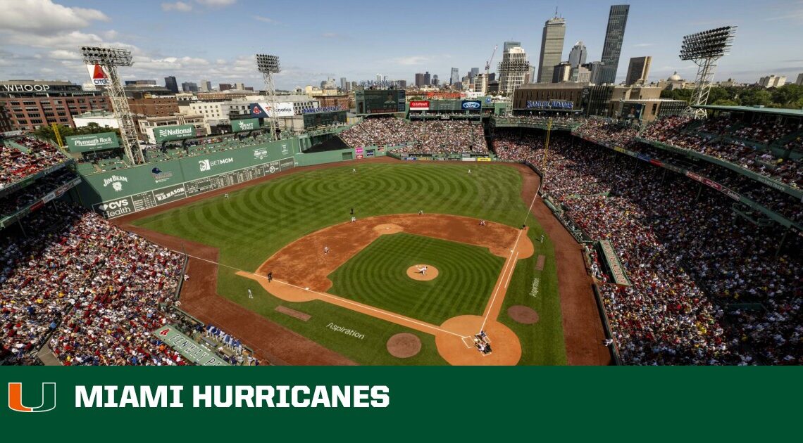 Miami to Face Boston College at Fenway Park for ALS Awareness Game – University of Miami Athletics