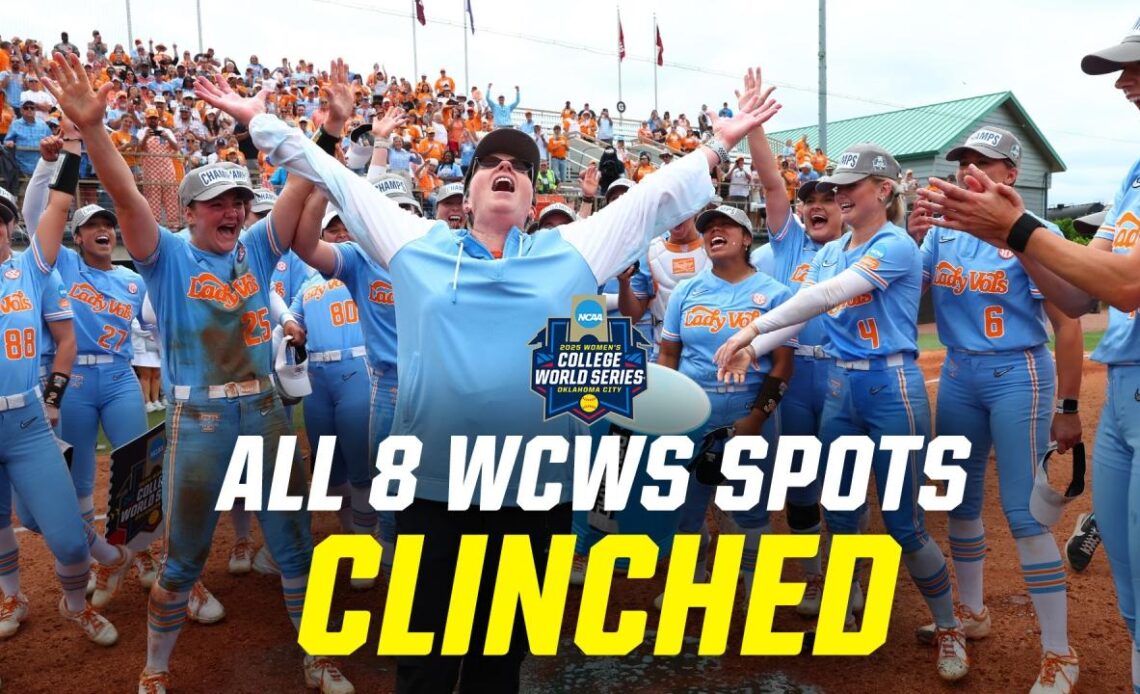Every 2025 WCWS team's winning moment from softball super regionals