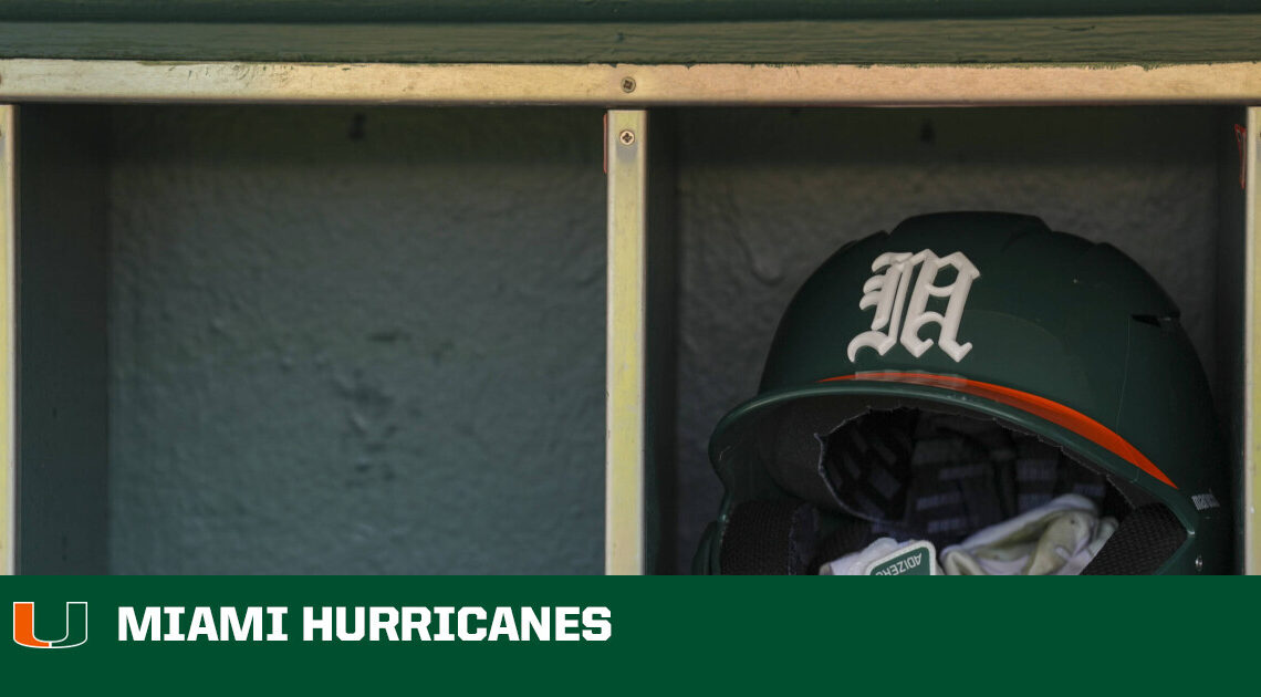 Hurricanes Fall to Fighting Irish in Close Series Opener – University of Miami Athletics