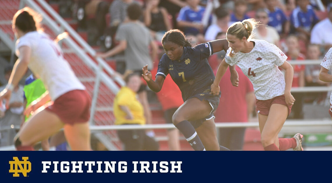 #2 Irish Battle to 2-2 Draw at #6 Arkansas – Notre Dame Fighting Irish – Official Athletics Website