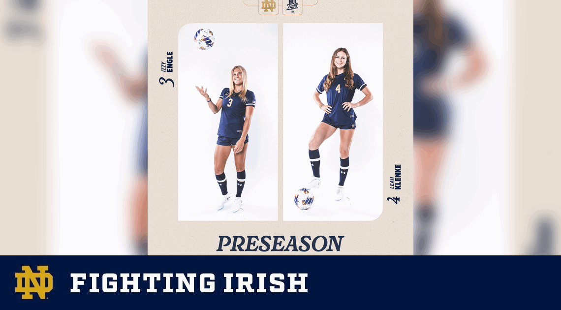 Engle and Klenke Receive Preseason All-ACC Honors – Notre Dame Fighting Irish – Official Athletics Website