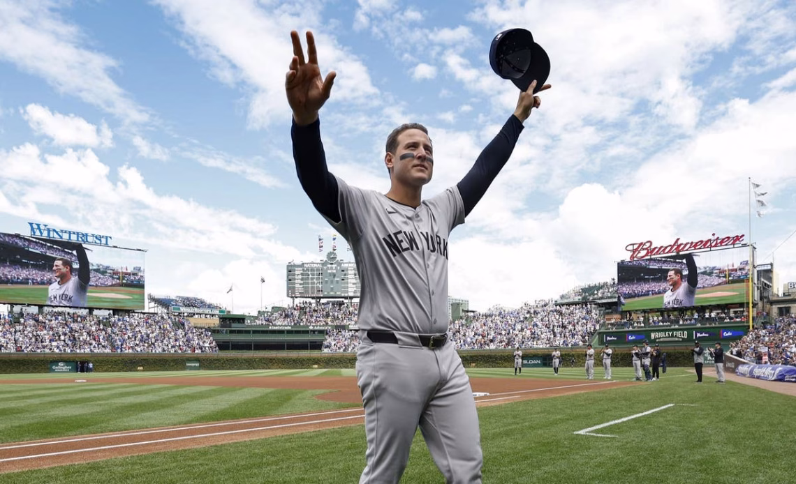 Anthony Rizzo, who played parts of four seasons with Yankees, announces retirement from baseball