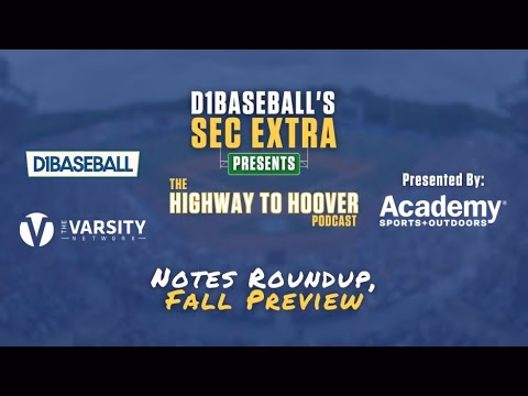 Highway to Hoover: SEC Notes Roundup, Fall Preview