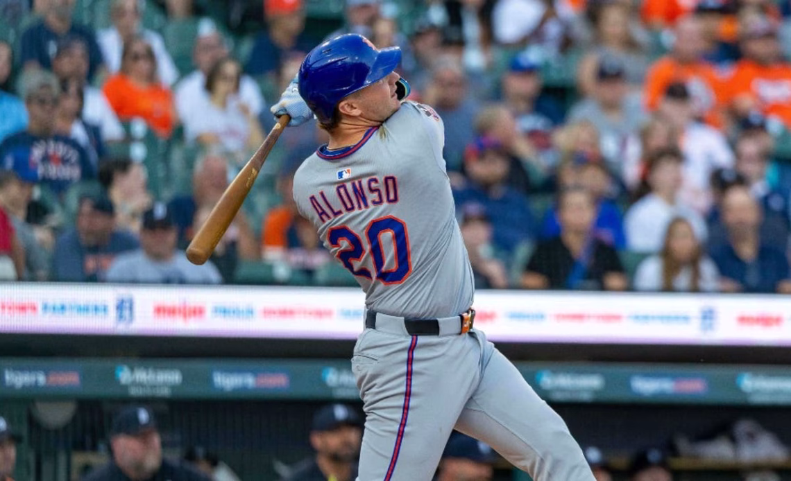 Pete Alonso homers twice, Nolan McLean strikes out seven as Mets pound Tigers, 12-5