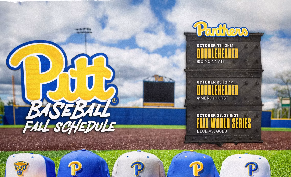 Pitt Baseball Releases Fall Schedule